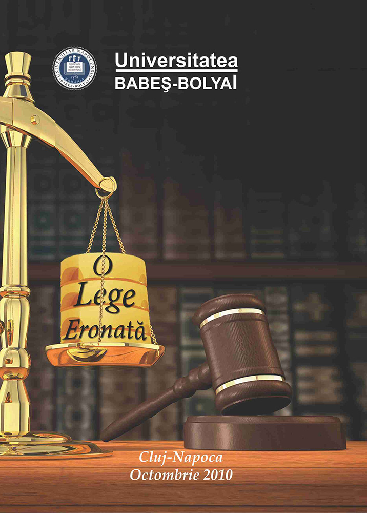 O LEGE ERONATĂ (DOCUMENTE)