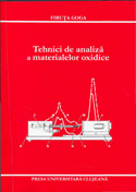 TEHNICI DE ANALIZĂ A MATERIALELOR OXIDICE