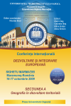 DEZVOLTARE ȘI INTEGRARE EUROPEANĂ. SECȚIUNEA A: GEOGRAFIA ÎN DEZVOLTAREA DURABILĂ