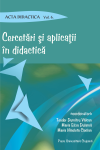 CERCETĂRI ȘI APLICAȚII ÎN DIDACTICĂ