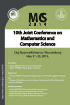 10TH JOINT CONFERENCE ON MATHEMATICS AND COMPUTER SCIENCE. ABSTRACTS