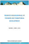 TRANSYLVANIAN JOURNAL OF TOURISM AND TERRITORIAL DEVELOPMENT VOLUME 1 / ISSUE 2 / 2015
