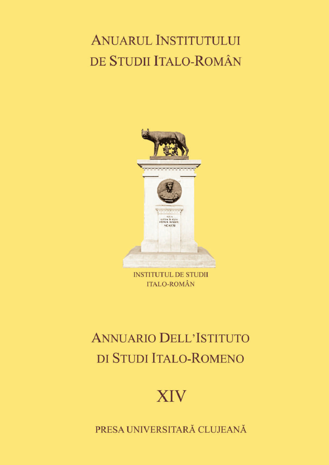Anuarul Institutului de studii italo-român XIV. Annuario dell’Istituto di studi italo-romeno XIV