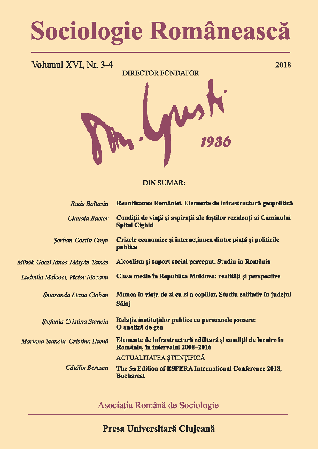Sociologie Românească, vol. XVI, nr. 3-4/2018