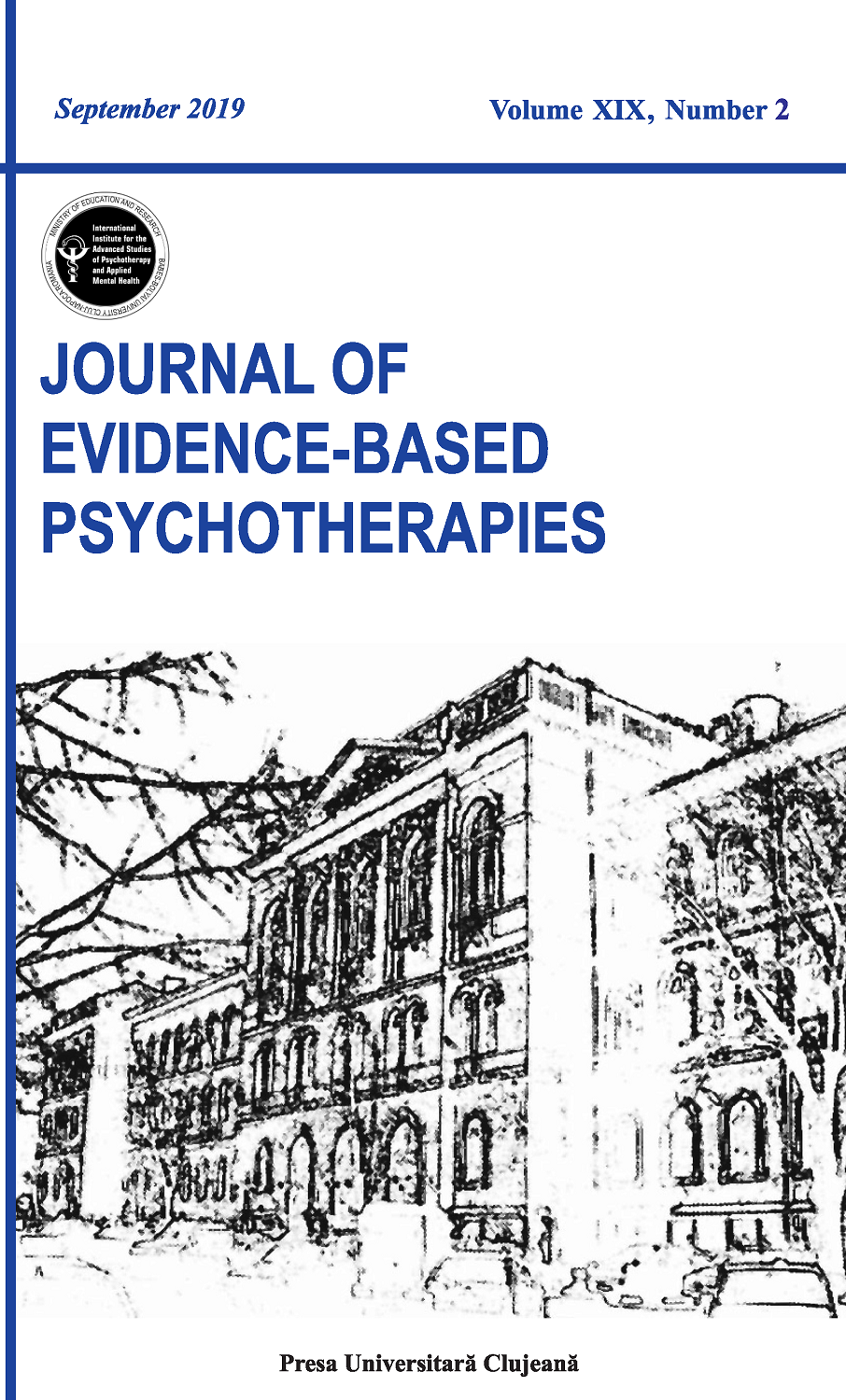 Journal of Evidenced-Based Psychotherapies, Vol. 19, No. 2/2019