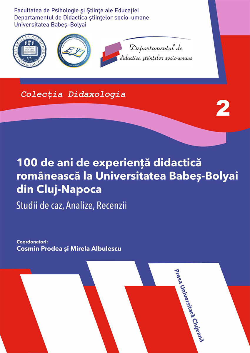 100 de ani de experiență didactică românească la Universitatea Babeş-Bolyai din Cluj-Napoca