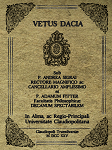 VETUS DACIA ex probatis scriptoribus deprompta, ac antiquitatum cultoribus.