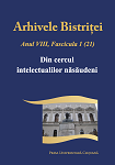 Arhivele Bistriței. Anul VIII, Fascicula 1 (21). Din cercul intelectualilor năsăudeni