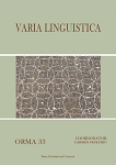 ORMA Volum 33 (2020) Varia Linguistica