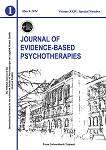 Journal of Evidenced-Based Psychotherapies, Vol. 24, Special Issue
