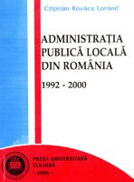 ADMINISTRAȚIA PUBLICĂ LOCALĂ DIN ROMÂNIA 1992-2000